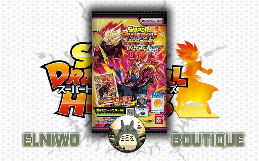 Booster Dragonball Heroes Gummy 19: 1 carte promo + un bonbon